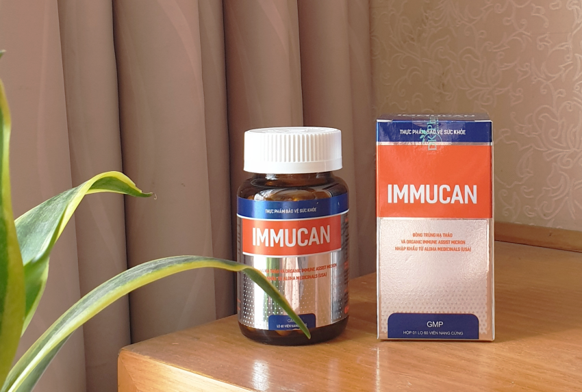 Viên uống Immucan hỗ trợ tăng sức đề kháng