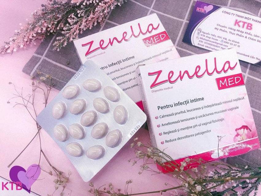 Viên đặt Zenella bao gồm các loại vitamin hữu ích