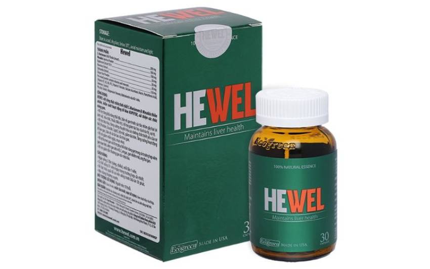 Viên uống Hewel hỗ trợ giải độc gan, tăng cường sức khỏe gan