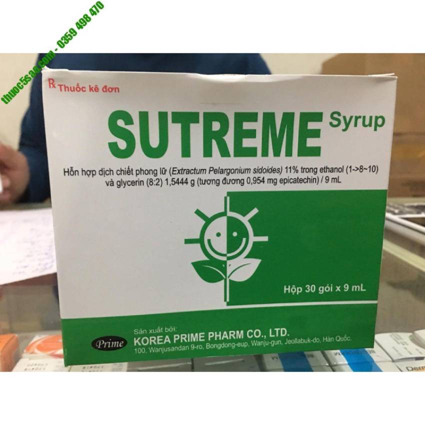 Sutreme giúp giảm các triệu chứng bệnh đường hô hấp và cảm cúm do giao mùa